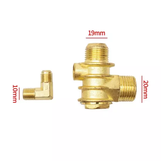 Replacement Check Valve Brass Male-Threaded Air Compressors High quality