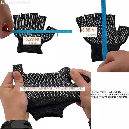 Fingerless work gloves, Half-Finger Tactical Gloves Driving Gloves Riding Gloves