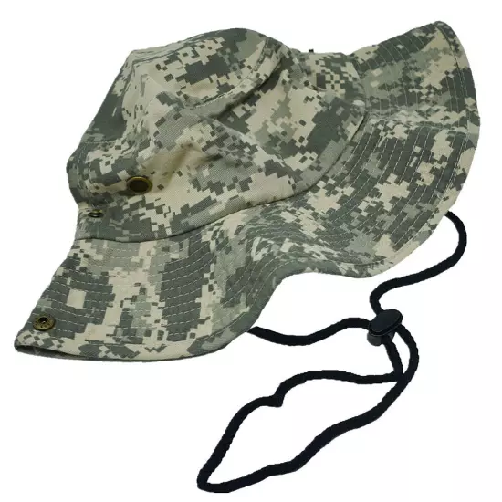 Unisex 100% Cotton Bucket Hat Fishing Camping Safari Boonie Sun Brim Summer Cap