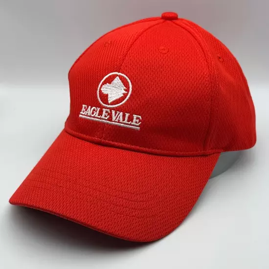 Eagle Vale Golf Club Red Hat Cap Rochester New York Strapback Fast Shipping NY