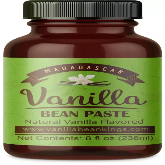 Vanilla Bean Paste for Baking and Cooking - Gourmet 8 Ounce (Pack of 1) 