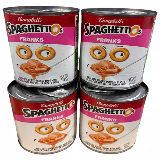 Spaghetti-O’s Spaghettios with Franks Hot Dogs DISCONTINUED BB 9/24 11 Cans READ