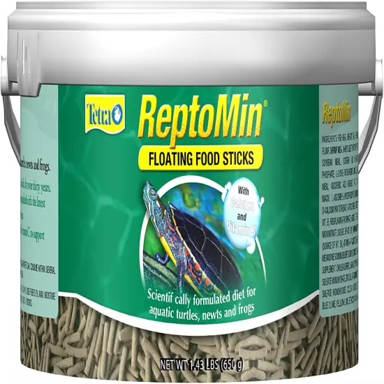 Tetra ReptoMin Floating Food Sticks For AQUATIC TURTLES NEWTS AND FROG, 1.43 Lb