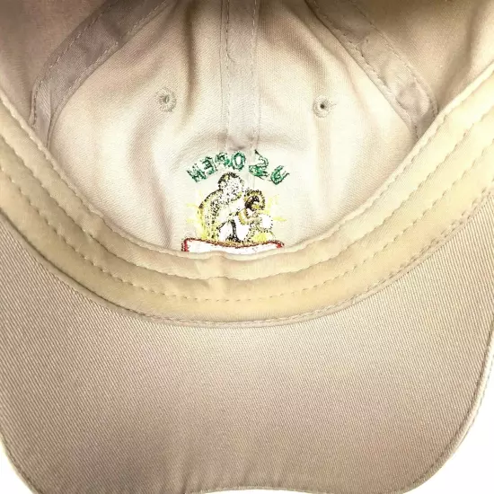 US OPEN 2016 Oakmont USGA Khaki Embroidered Golf Hat Adjustable Strap EUC