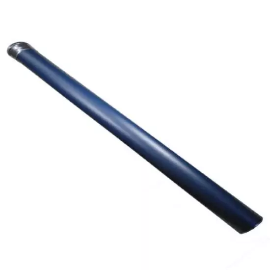 BLUE HARD COATED ANODIZED ALUMINUM ROD TUBE 2" DIA 43" LONG