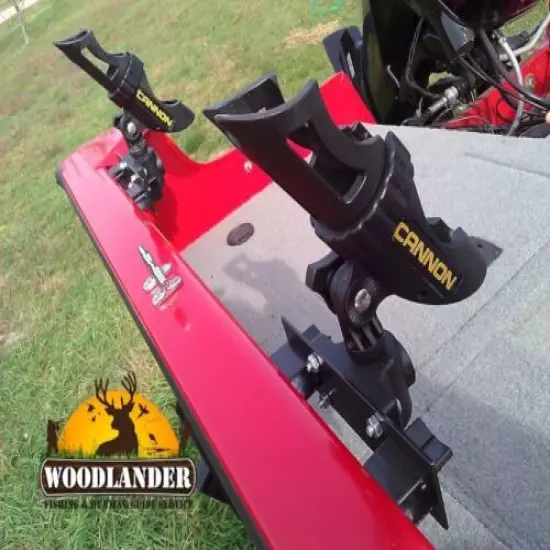 4x ROD HOLDER TRACKER VERSATRACK WITH CANNON ROD HOLDER INSTALLED (4 pack)