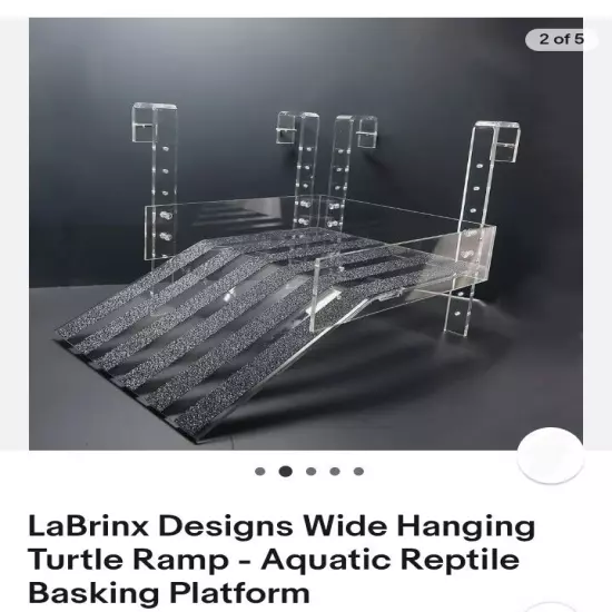 LaBrinx Designs Wide Hanging Turtle Ramp - Aquatic Reptile Basking Platform