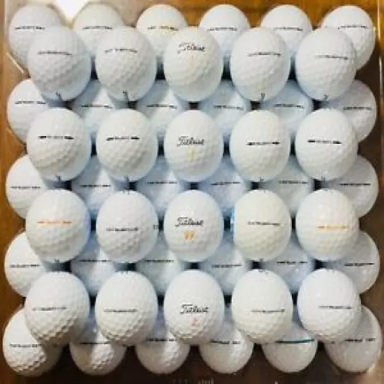 Titleist Velocity White Only Golf Balls-Lot of 50-4A/5A High Grade Condition