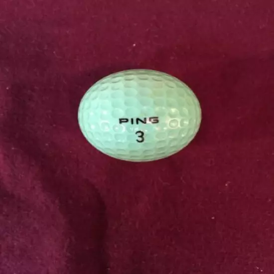 Mint Never Used Ping #3 Eye Karsten Two Color Candy Pink Golf Ball Rare Unplayed