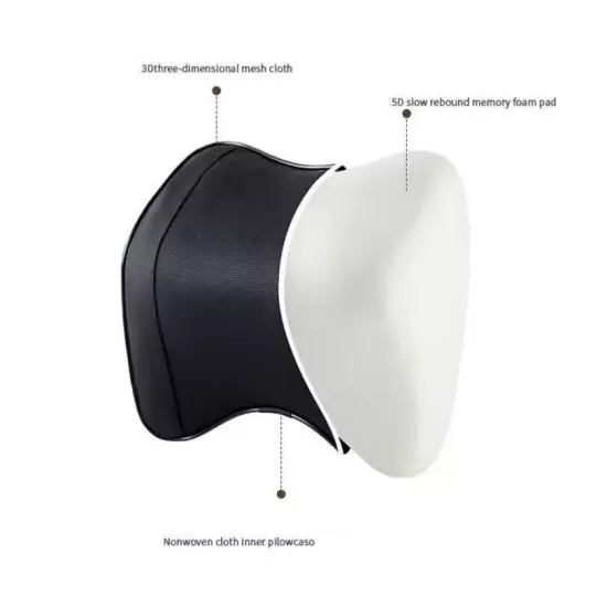 Car Lumbar Support Headrest Neck Pillow Support Universal Neck Pillows Cushion