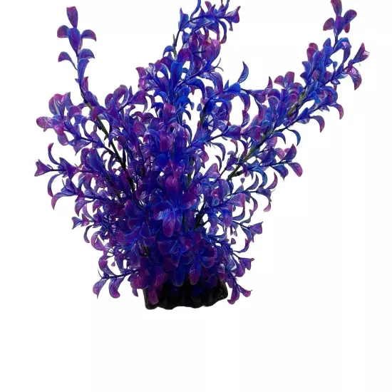 Top Fin Artificial Aquarium Plant Blue/Pink