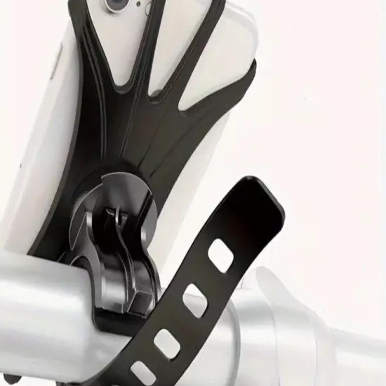 Bicycle (Phone Mount Holder)-(Handlebar)-(360 degree Rotation)-(Black)-(New)-$10