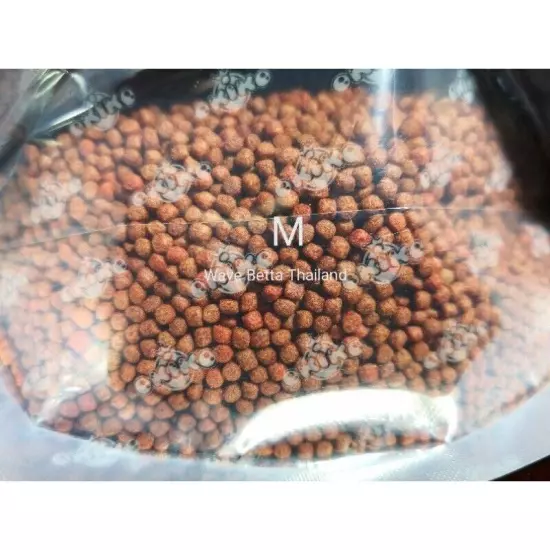 Okiko Cichlid Flowerhorn Fish Food Quick Red Head Floating M Pellets 12 of 100g