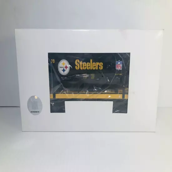 RAIL KING - M.T.H NFL PITTSBURGH STEELERS ORE CAR #30-4177A - BNIB - NEVER RUN