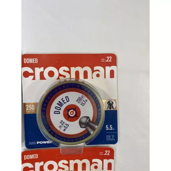 (4) Crosman 22 Essential Domed Air Power Pellets ~ 1000 Pellets Total ~ New