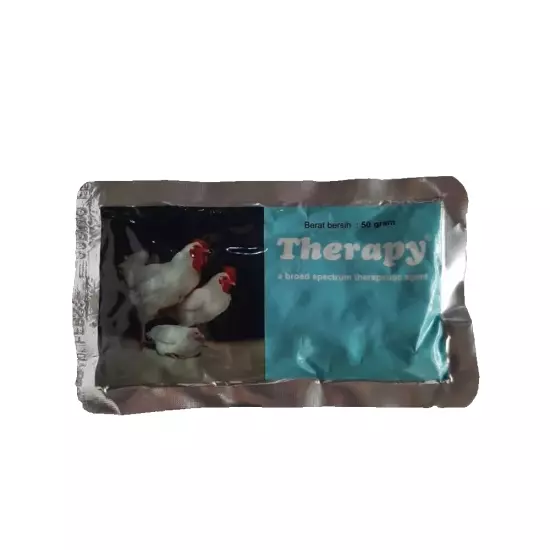 2x50gr Therapy Broad Spectrum Antibiotic For Poultry