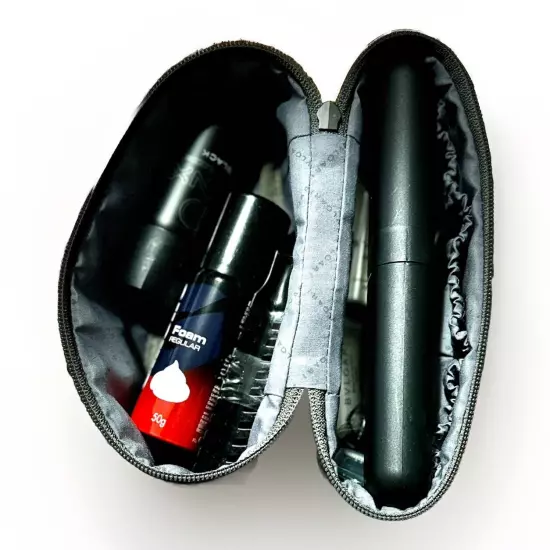 Men’s Bvlgari Emirates Travel Pouch Kit Bag With Toiletries