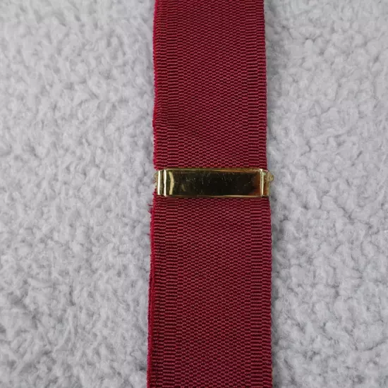 Mens Suspenders Burgandy w/ Leather Trim Button Style Made in England Braces