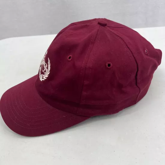 Cypress Bay Golf Club Men's Hat Maroon White Adjustable Strapback Baseball Cap