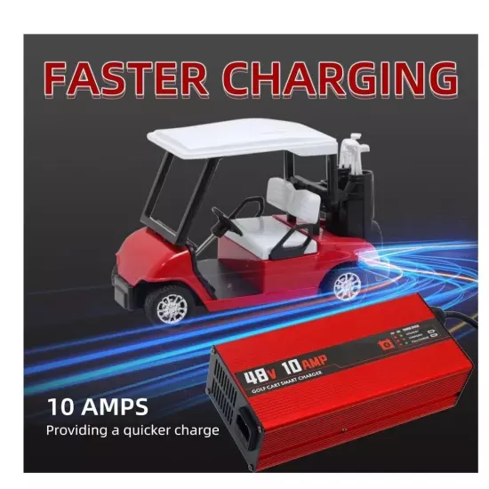 Captor 48V 10Amp Golf Cart Charger New