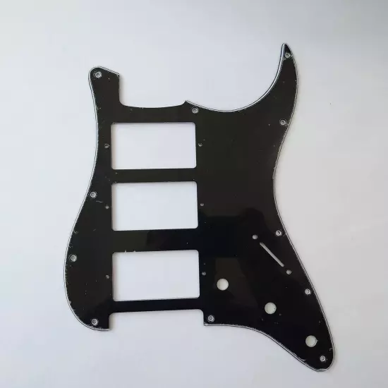 HHH Prewired Loaded Strat Pickguard Set Ainico 5 Humbucker Pickups for Fender ST