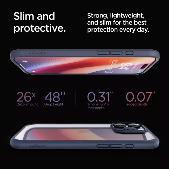 Spigen [Ultra Hybrid] Phone Case for iPhone 16 Pro Max / 16 Pro / 16 Plus / 16