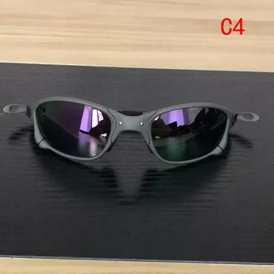 X Metal Juliet Cyclops Sunglasses UV 400 Ruby Polarized Glass Titanium Goggles.