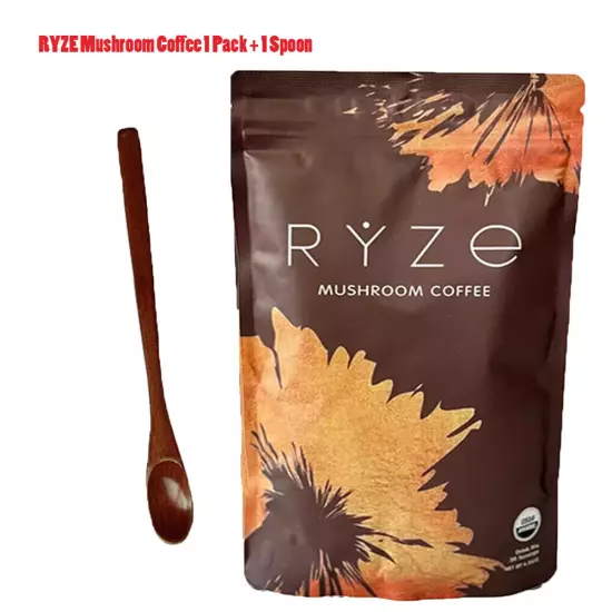 New RYZE Mushroom Coffee Organic Coffee 30 Servings in one Pack Fast shipping