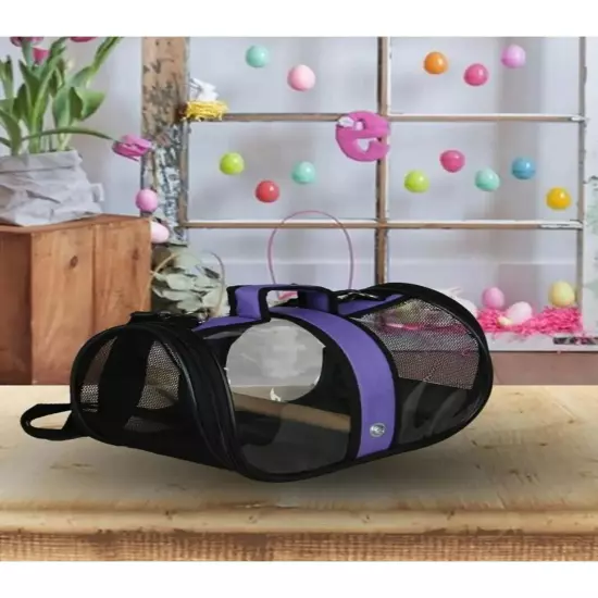 Bird Carrier Small Pets Travel Cage Folding Bag Parrot Parakeet 11"x8x8"