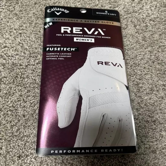 Callaway Golf REVA Women's Glove White/Eggplant