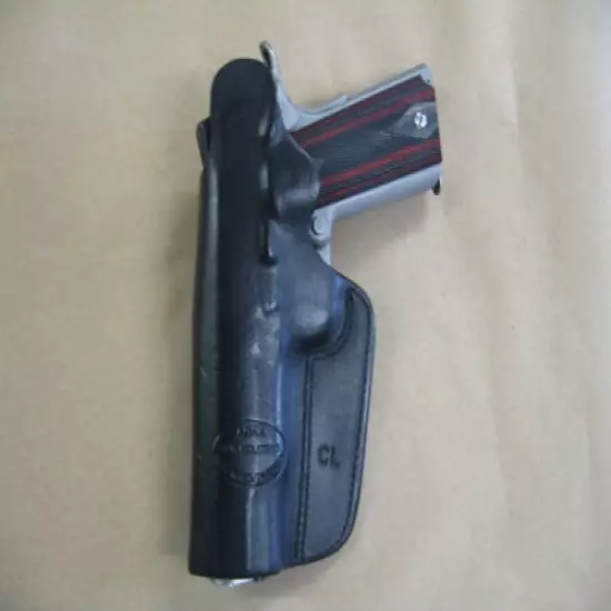 Charles Daly 1911 5" IWB Leather In Waistband Concealed Carry Holster BLACK RH