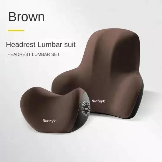 Car lumbar headrest car neck pillow car cushion backrest lumbar support pillow