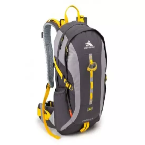 High Sierra 58440 Mercury/Ash/Yellow Computer Backpack 