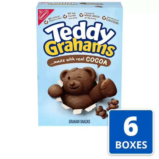 Chocolate Graham Snacks, 6 - 10 Oz Boxes