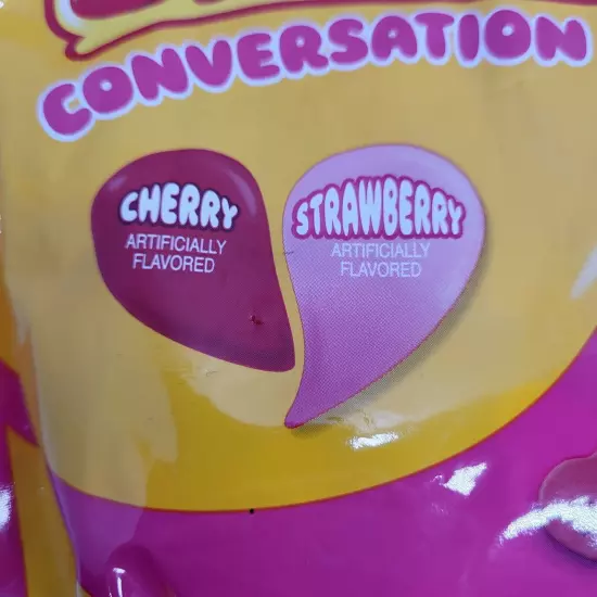 Summer Ship Starburst Conversation Hearts Cherry Strawberry FaveReds Candy 13oz