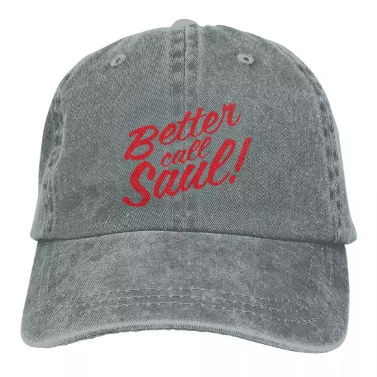 Better Call Saul Unisex Distressed Denim Cap, Vintage Snapback