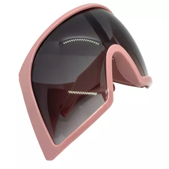 OVERSIZED Futuristic Wrap Around Face Shield Party Raver SUNGLASSES Huge Frame