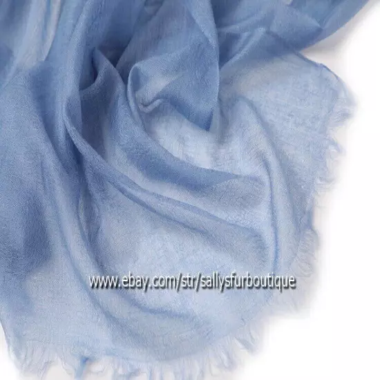 Sallys Pure Mongolian Cashmere 300s Wrap Shawl Ring Scarf Thin Soft 230 * 100 cm