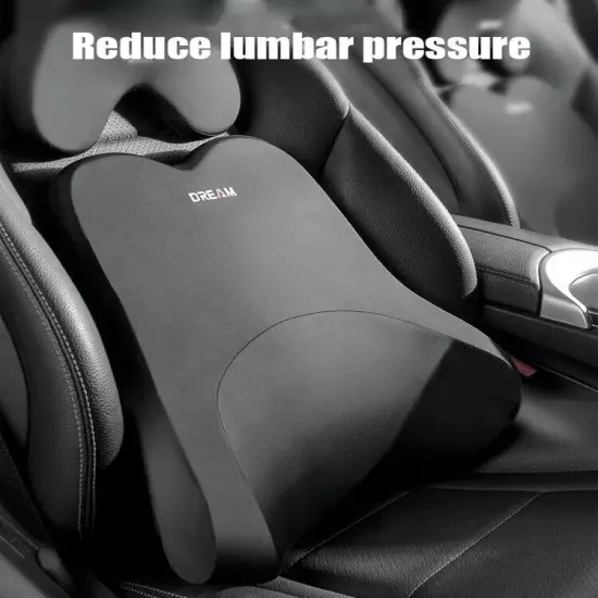 Car Lumbar Support Headrest Neck Pillow Universal Neck Cushion Auto Seat Pillow