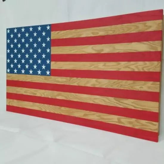 42" AMERICAN FLAG CONCEALMENT FURNITURE COMPARTMENT CABINET SECRET GUN STORAGE