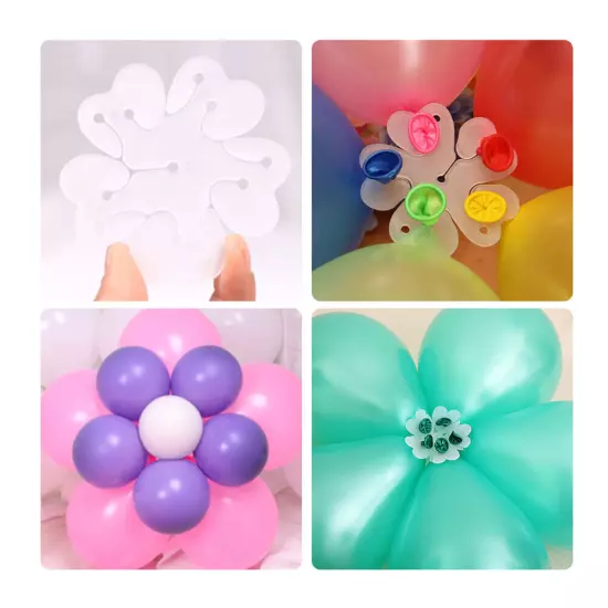 Balloon Flower Clips Ties For Decoration Part Accessories Holder 10 pcs