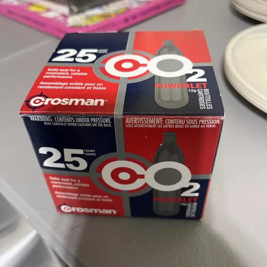 23 of 25 Unused CROSMAN 2311 Powerlet 12g CO2 Cartridges