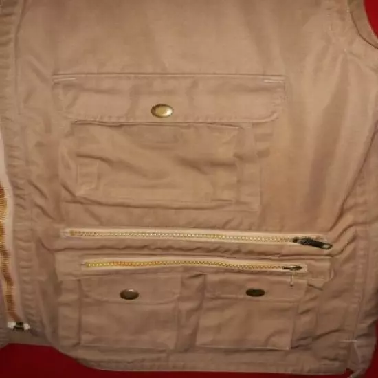 Priority Male DUCK GAME PHEASANT POUCH HUNTING VEST size M Vintage