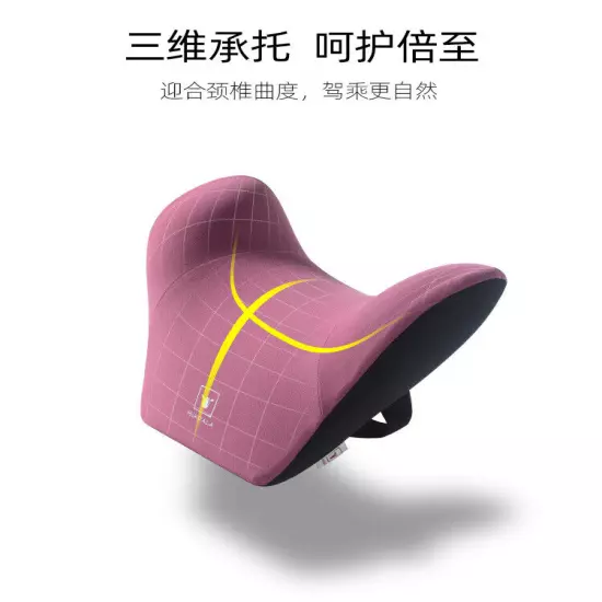 Car Headrest Neck Pillow Waist Pillow Car Seat Back Cushion Auto Lumbar Pillow