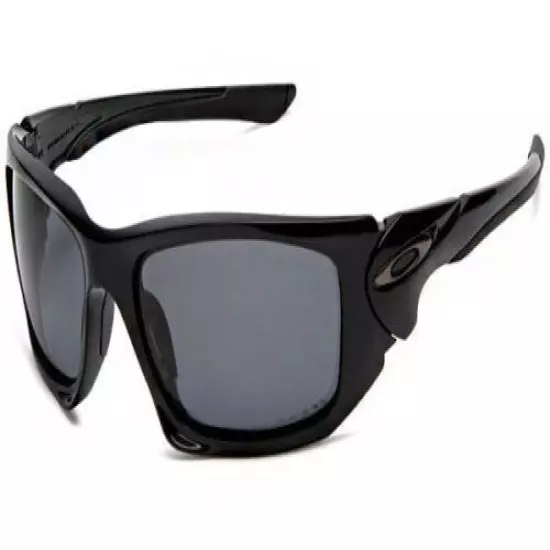 NEW Oakley - POLARIZED SCALPEL - Polished Black / Grey Polarized, OO9095-05