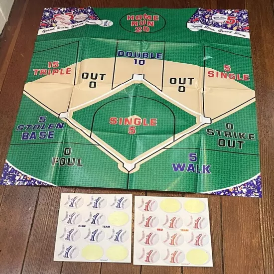 Grand Slam Baseball Party Game (like Pin Tail On Donkey) USED