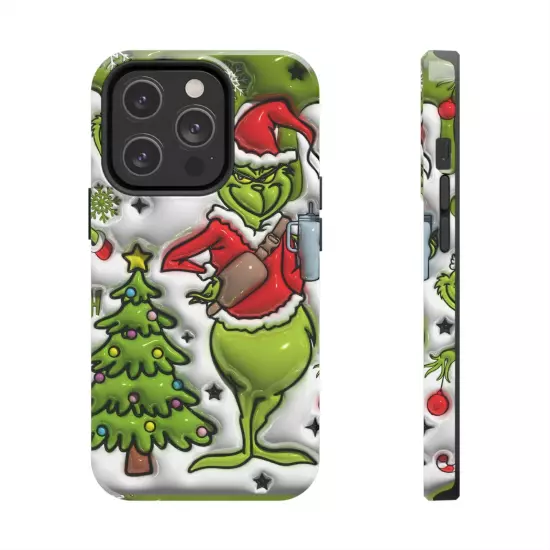 Grinch Tough Phone Cases Samsung S20 S21 S22 S23 Iphone 15 14 13 12 11