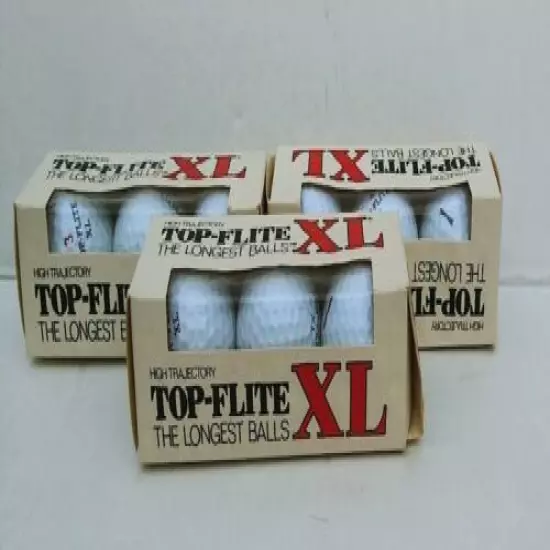 TOP-FLITE XL Keebler Golf Balls - Extra Long Distance - 3 Pack 6 Balls