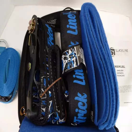 NEW Slackline Industries Trick Line 50Ft Performance Slackline Kit