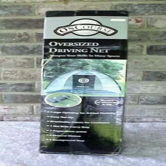 Driving net GOLF practice training Tent ON COURSE oversized NEW in Box